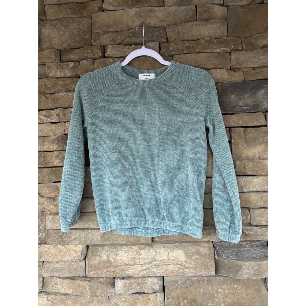 Girl's Old Navy Sweater Youth Size L 10/12‎ Blue Long Sleeve Winter